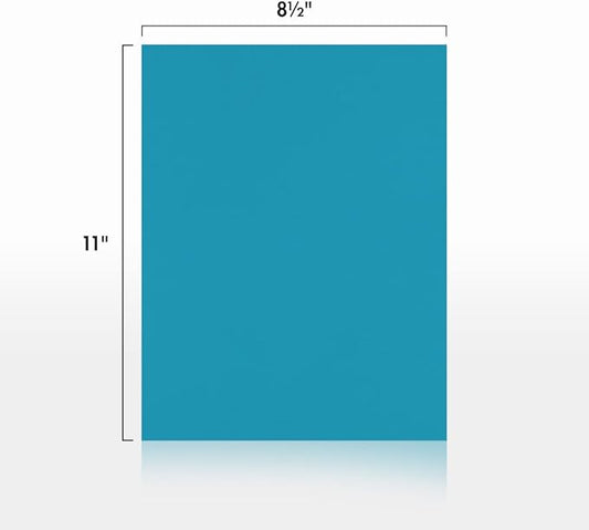 LUXPaper 8.5" x 11" Paper | Letter Size | Bright Blue | 60lb. Text | 250 Qty