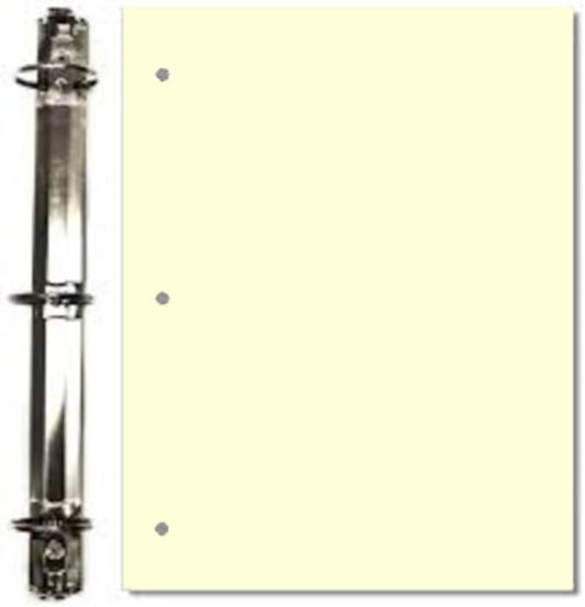 Copy And Printing Color Paper, 20 Lb. 3 Hole Punch 500 Sheets Per Ream. (Ivory)