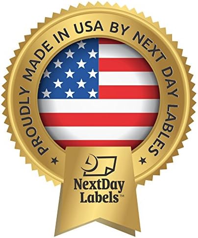 NextDayLabels - Pack of 25 Sheets, 8-1/2 x 11 Fluorescent Labels for Laser & Inkjet Printer (Pink Fluorescent, 1" Round - 63 per Page, 1575 Labels)