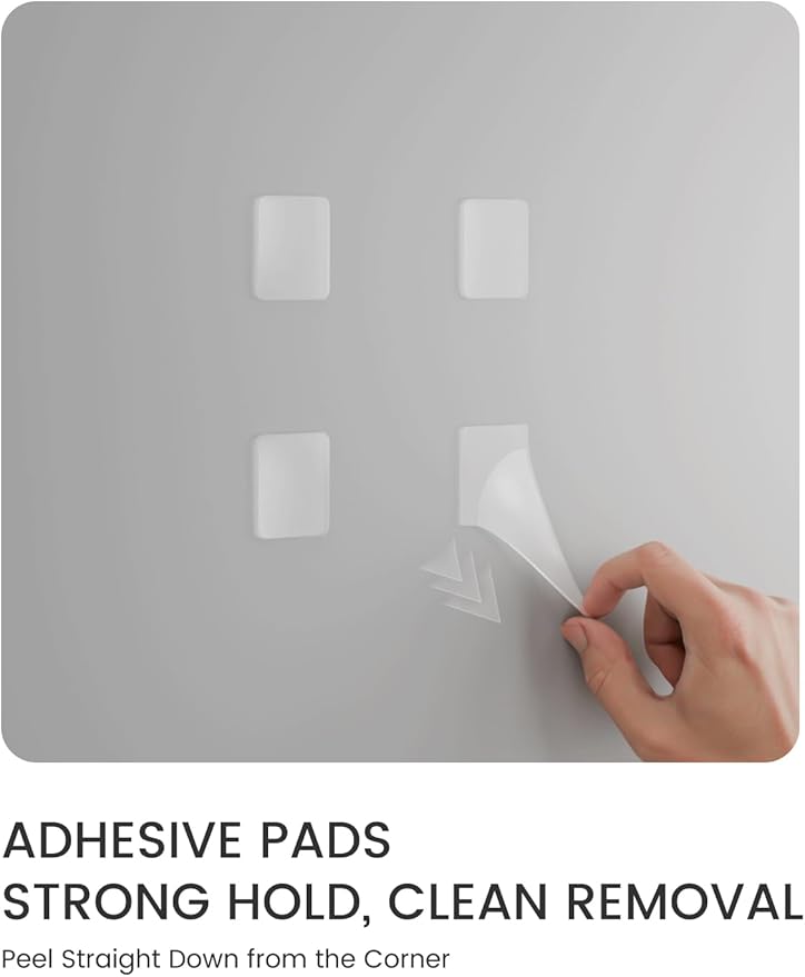 Large Felt Bulletin Board 48" x 36" Cork Board Alternative-12 Pack with 70 Safe Removable Adhesive Tabs, Cork Boards for Walls Cork Board for Home Office Classroom Pin Board-Taupe