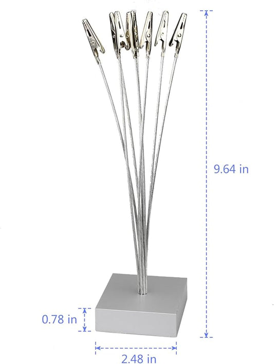 Cube Base 8-Branch Tree Style Memo/Card/Paper/Photo Holder Table Number Holder for Wedding Party