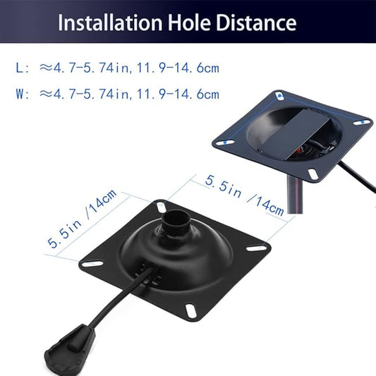 Gjpwyfdc Tilt Control Mechanism Replacement Office Chair ,5.5'' X 5.5'' Mounting Holes