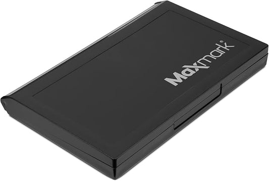 MaxMark Large Gray Stamp Pad - 4-1/4" by 7-1/4" - Premium Quality Felt Pad