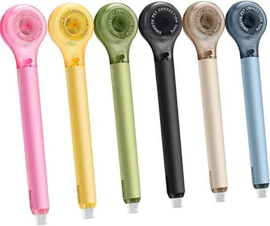 Qtopun Correction Tape Pen, White Out Tape Roller Strong Coverage Per Roll Quick-Dry Correction Tape for School Office Home (12)