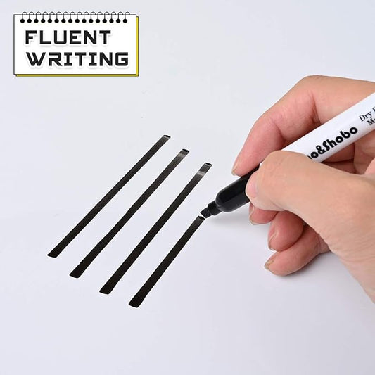 Dabo&Shobo Dry Erase Markers (Black, 80 Count)