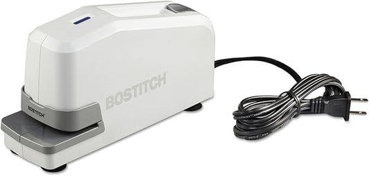 Bostitch Office Impulse 30 Sheet Electric Stapler - Heavy Duty, No-Jam, White (02011)