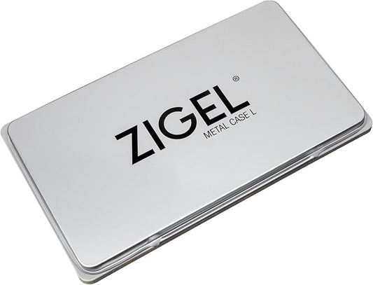 Metal Case Stamp Pad Large Size, Blue Color - Size: 3" x 6" - Choose from 15 Ink Colors