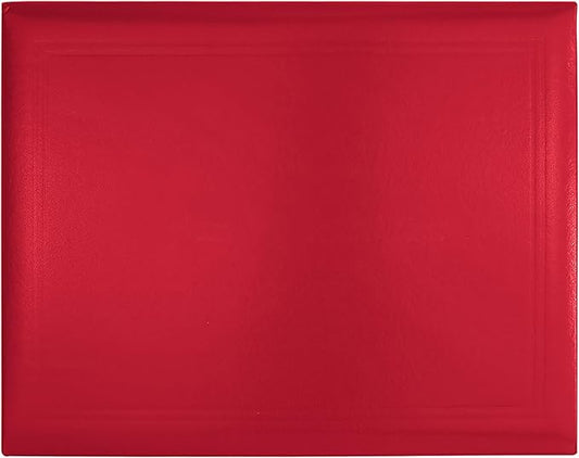 GraduationMall 8.5"x11" Smooth Padded Diploma Cover Certificate Holder Red,2-Packs