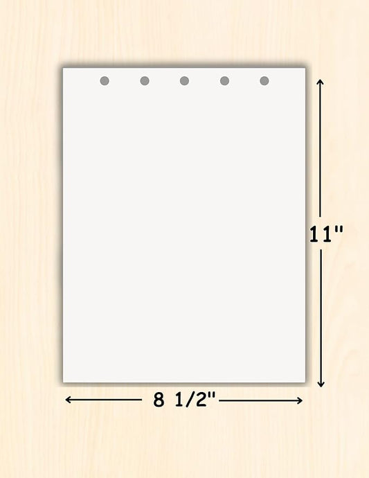 Limited Papers(TM) Writing and Copy Paper, Variation of Colors 8.5" x 11", 5 Hole Top-Punched, 20 Pound Text, 500 Sheets Per Ream. (2500, Green)