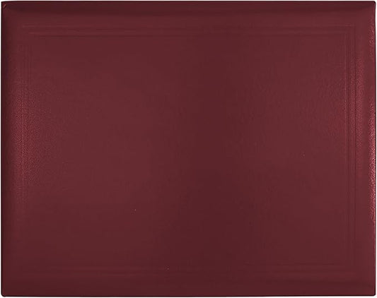 GraduationMall 8.5"x11" Smooth Padded Diploma Cover Certificate Holder Maroon,12-Packs