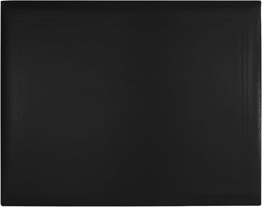 GraduationMall 8.5"x11" Smooth Padded Diploma Cover Certificate Holder Black,2-Packs