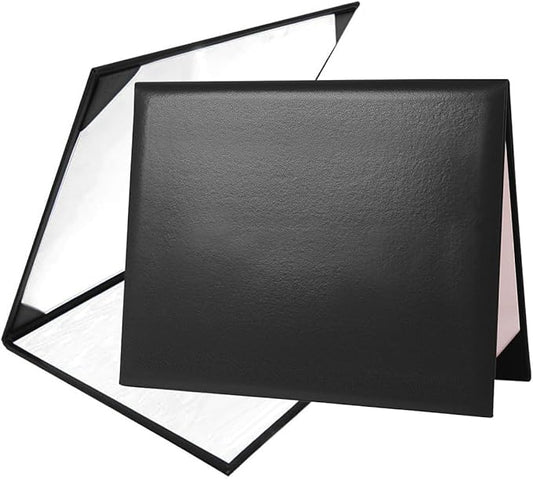 Diploma Cover 8.5” x11” Diploma Holder of Graduation Leatherette Padded Certificate(Tent Style),5-Pack