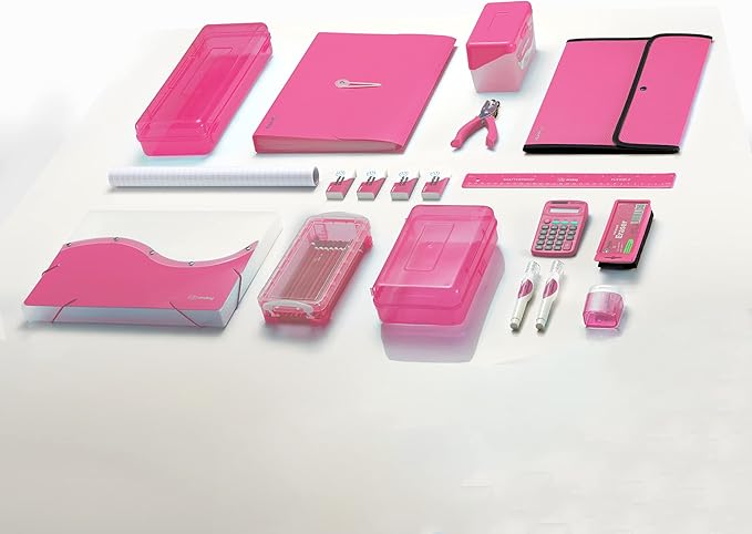 3" X 5" Index Card Case Holds 100 Cards Includes Business Card/Index Holder and 5 Tab Dividers Comes in Assorted Color – (Pack of 4) By (Emraw)