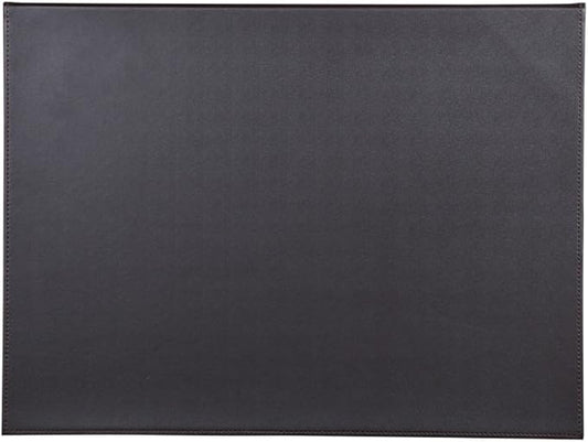 KINGFOM 18''x14'' Large Rectangle A3 Desk Writing & Drawing Desk Pad &Board Table Protector Mat with Paper Clip on Top Brown