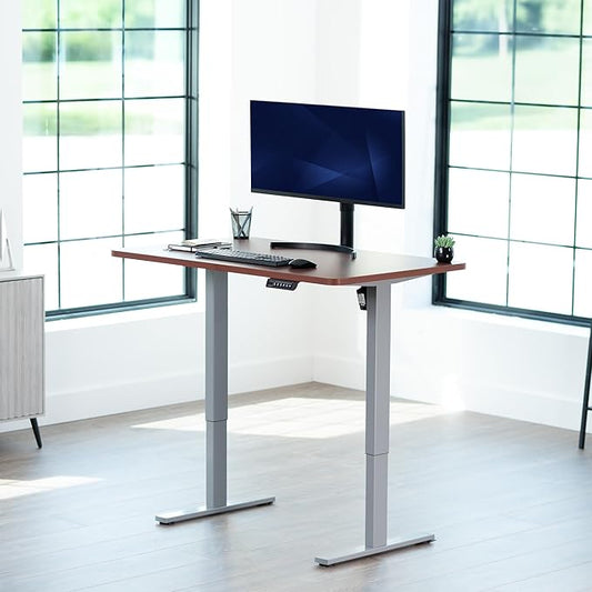 VIVO Electric 48 x 30 in Standing Desk (Gray, 48x30in)