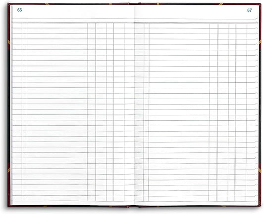 STAPLES Ledger Book, Black, 150 Sheets – Hardbound Record Book for Accounting, Finance & Business Logs