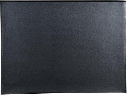 KINGFOM 18''x14'' Large Rectangle A3 Desk Writing & Drawing Desk Pad &Board Table Protector Mat with Paper Clip on Top Black