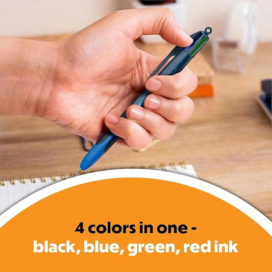 BIC 4 Color Smooth Retractable Ballpoint Pen