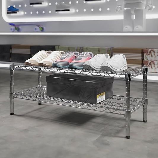 Regal Altair 14" Deep x 36" Wide x 14" Height Wire Shelving Kit | 2-Tier | NSF Commercial Storage Rack Unit