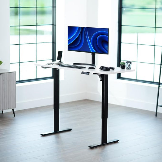 VIVO Electric 60 x 24 in Standing Desk (White, 60x24in)