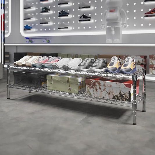 Regal Altair 14" Deep x 54" Wide x 14" Height Wire Shelving Kit | 2-Tier | NSF Commercial Storage Rack Unit