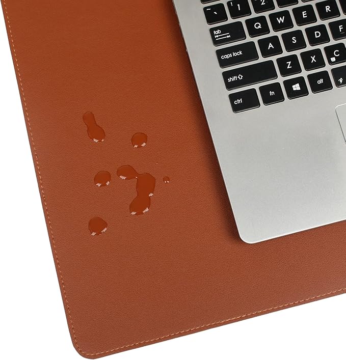 Wolaile Desk Pad Blotter — 36×17 in, Brown