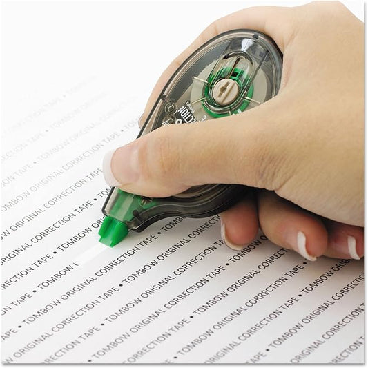 Tombow 68620 MONO Correction Tape, Non-Refillable, 1/6" x 394", White Tape