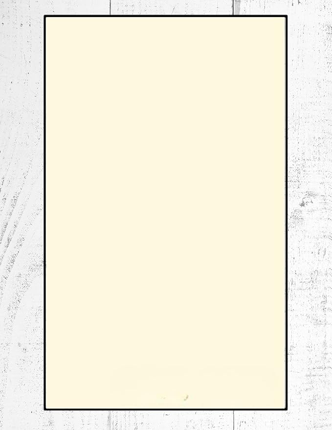 Limited Papers (TM) Colored Copy and Printing Paper, 8.5"x14" Legal Size, 24 Pound, 500 Sheets Per Ream. (500, Cream)