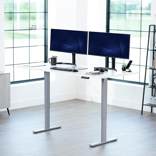 VIVO Electric 71 x 36 in Standing Desk (White, 71x36in)