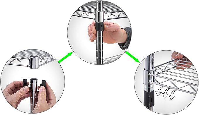 Regal Altair 14" Deep x 24" Wide x 27" Height Wire Shelving Kit | 2-Tier |NSF Commercial Storage Rack Unit