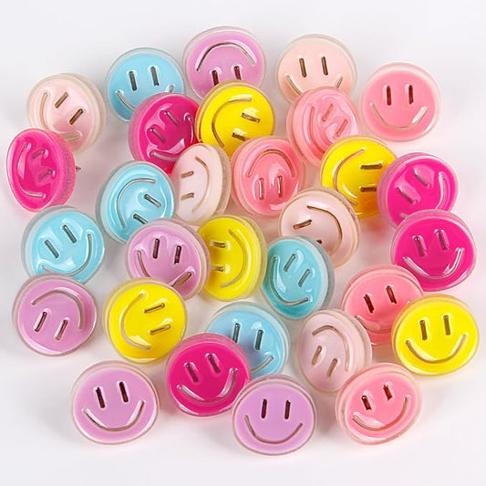 Push Pins,30pcs Push Pins for Cork Board Decorative Thumb Tacks Cute Fun Thumb Tacks Decorative for Photo Wall, Feature Wall,Map, Bulletin Board, Office or Home (Mix)