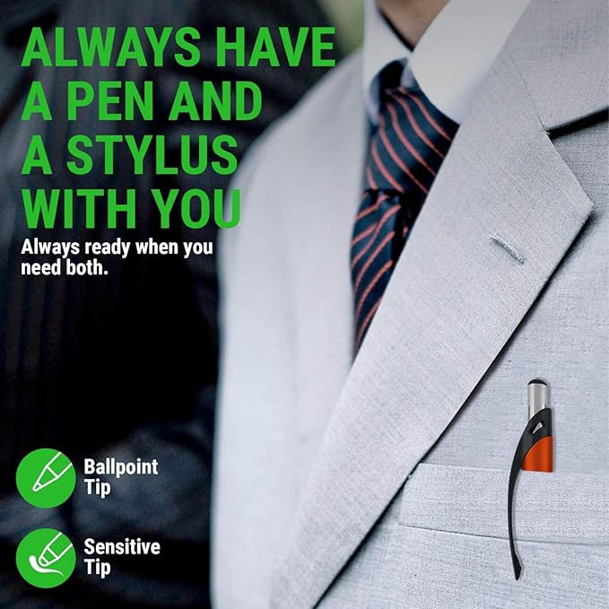 Personalized Pens With Custom Logo or Text-350 Pack Bulk-for Businesses, Parties, and Events, 2 in 1 Ballpoint Pen & Capacitive Stylus for Touchscreen Devices, Click Action, Black Ink, Light Blue