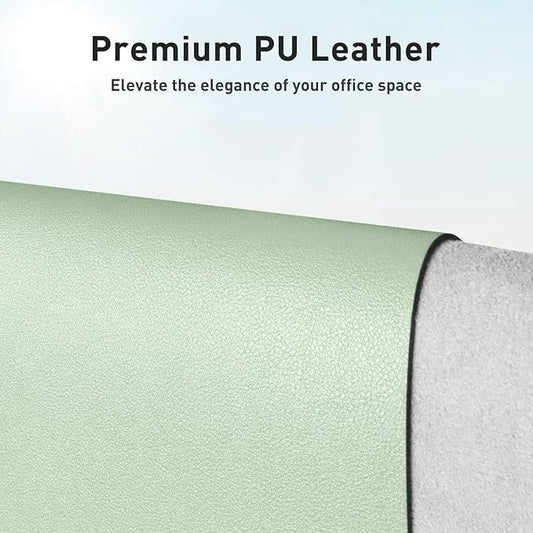 Aothia Large PU Leather Desk Pad — 23.6" × 13.7" Mouse & Writing Mat