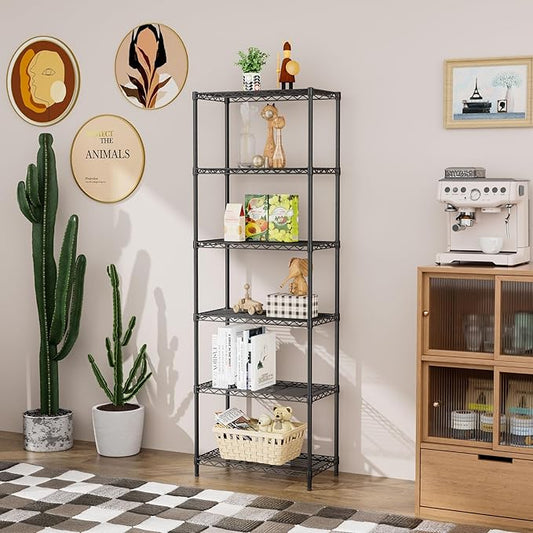 SINGAYE Shelf Closet Wire Shelving:Adjustable Metal Unit for Laundry Room Organization Bathroom Kitchen Home Storage Pantry Rack Shelves