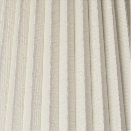 10" Top x 17" Bottom x 14 1/2" High x 14 3/4" Slant Lamp Shade Replacement Large Ivory White Bell Round Traditional Pleated Spider Harp Finial - Springcrest