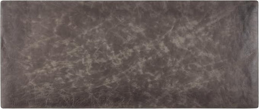 Node Leather Calfskin Leather Desk Pad – Executive Office Desk Mat with Non-Slip Bottom – Smooth Surface for Mouse & Keyboard – Wide Desk Protector 15 3/4" x 38"