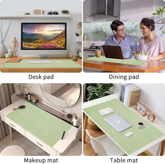 Bloss Green Desk Mat (Green, 27.6x13.8Inches)