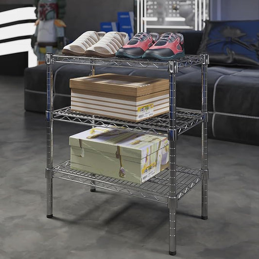 Regal Altair 14" Deep x 24" Wide x 27" Height Wire Shelving Kit | 3-Tier | NSF Commercial Storage Rack Unit
