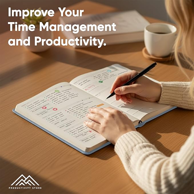 Undated, 2026 Planner, 8.5" x 11" - The #1 Productivity Planner to Achieve Your 2026 Goals - Planner 2026-2027 by PRODUCTIVITY STORE (A4, BLUE)