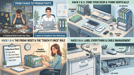 7 Simple Office Organization Hacks That Instantly Boost Your Productivity