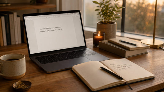 Editorial featured image for a post about deliberately stopping work mid-task to make restarting easier.