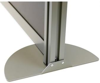 NBF Office Partitions - Cubicle Privacy Panel Wall Divider - Modern Room Separator with Quick Assembly - Indoor Laminate Free Standing Portable Room Divider Panel - 52" H x 73" W (Warm Ash)