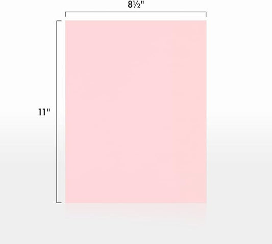 LUXPaper 8.5" x 11" Cardstock | Letter Size | Candy Pink | 100lb. Cover (183lb. Text) | 50 Qty