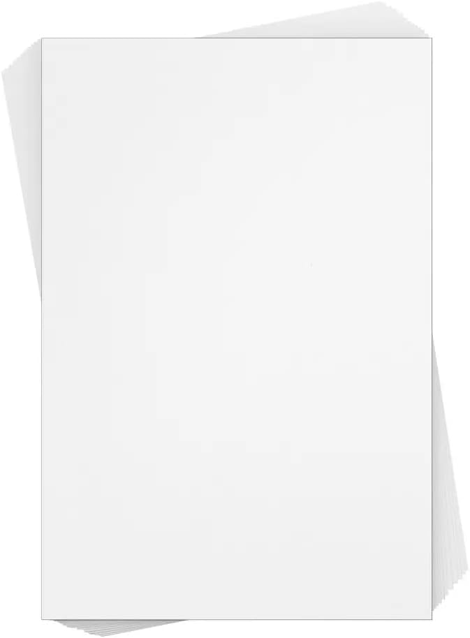 Reskid White Cardstock Thick Paper - Blank Heavy Weight 110 lb Cover Card Stock - 100 Pack (13x19, Inches)