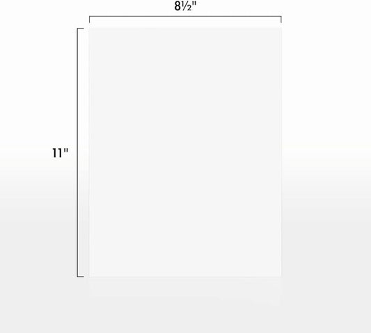 LUXPaper 8.5" x 11" Classic Crest Paper | Letter Size | Brilliant White | 70lb. Text | 1,000 Qty