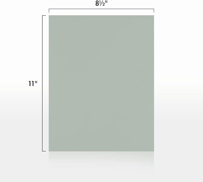 LUXPaper 8.5" x 11" Paper (Gray, Letter)