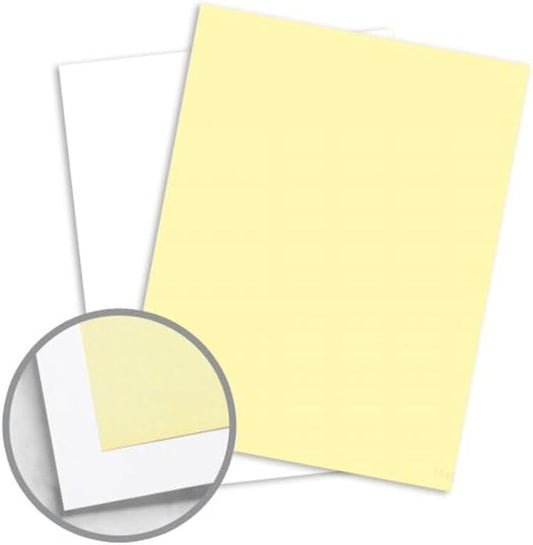 Limited Papers (TM), Carbonless Sheets, Superior, Pre Collated, Multi part, Bond Finish. (2 Part Reverse, 8.5 x 11 Inch, Canary/White (5887), 5 Reams)