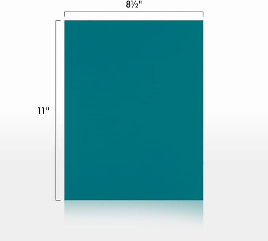 LUXPaper 8.5" x 11" Paper | Letter Size | Teal | 80lb. Text | 500 Qty