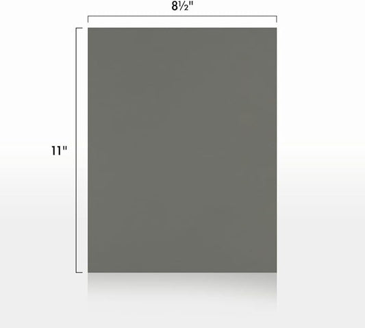 LUXPaper 8.5" x 11" Paper | Letter Size | Smoke Gray | 80lb. Text | 250 Qty
