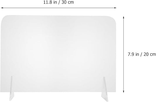 Generic 5Pcs Acrylic Writing Boards 20X30Cm Desktop Message Whiteboards for Office and Student Note Taking, Reusable Memo Boards for Meetings and Study